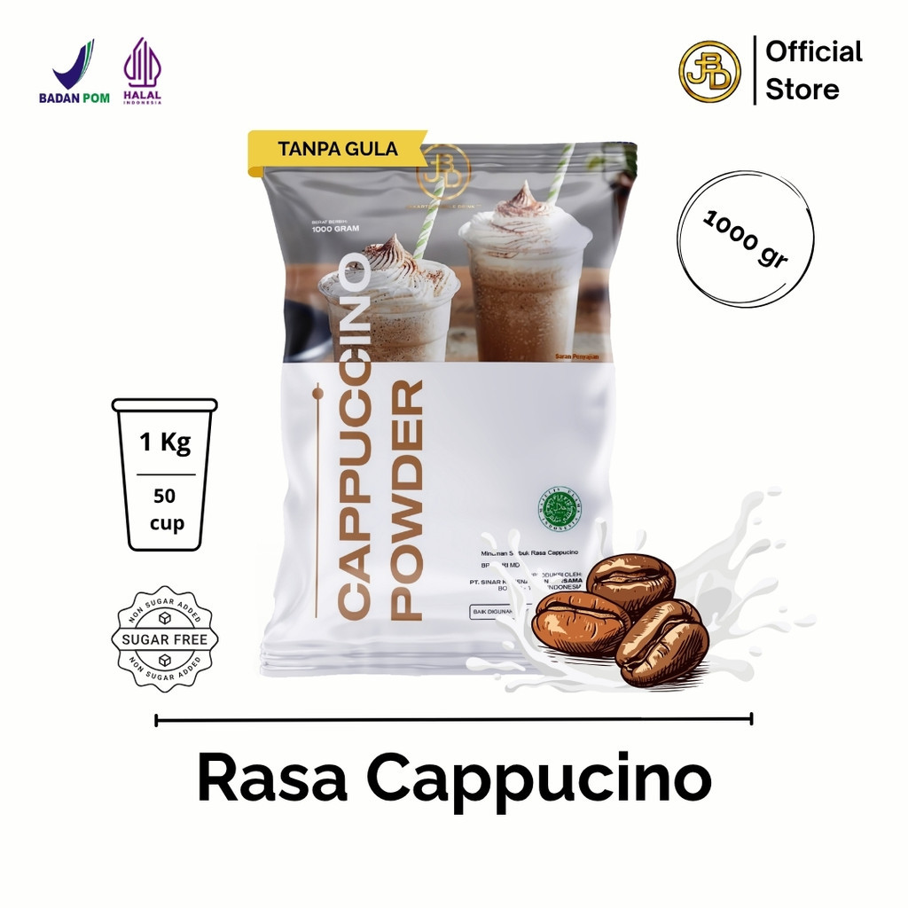 

Bubuk Minuman Premium CAPPUCINO -Jakarta Bubble Drink | BPOM&HALAL