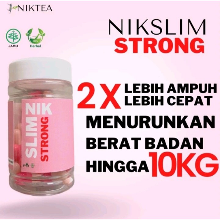 NIK&SLIM STRONG obt Diet Ampuh Dan pelansing Herbal Terpercaya