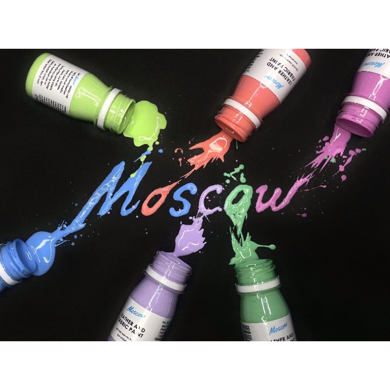 

TERLARIS Cat Akrilik/Cat Lukis/Cat Tas Kulit/Cat Sepatu Kulit/Cat Sepatu Kanvas/(Original Moscow) 50ml & 60ml