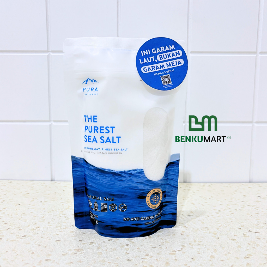 

Pura Sea Salt Fine (300gr) - Garam Laut Halus - Garam Organik - FINE/HALUS