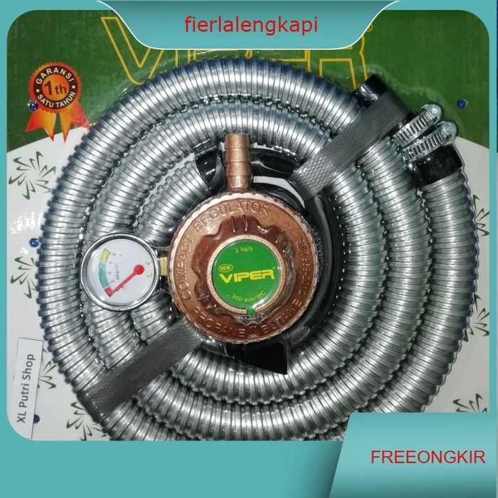 Selang dan Regulator Gas Viper