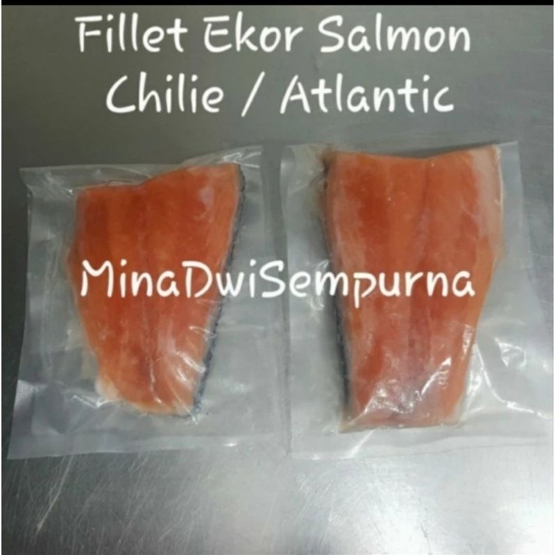 

Salmon Fillet Ekor Premium 1Kg Frozen Segar