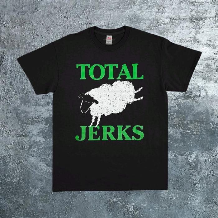 (COD) Tshirt Total Jerks - Ini bukan kaos Minor Threat (Hitam) - M