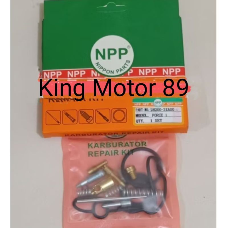 Repairkit parkit spuyer dalaman karbu karburator f1zr fizr force 1 original npp
