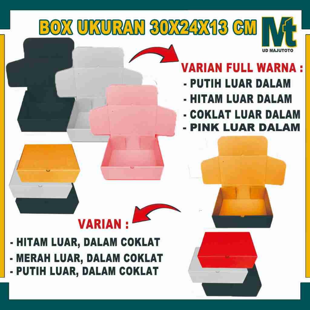 

Box 30x24x13 Cm / Box Lipat Depan / Box Sepatu / Kotak Kado Besar
