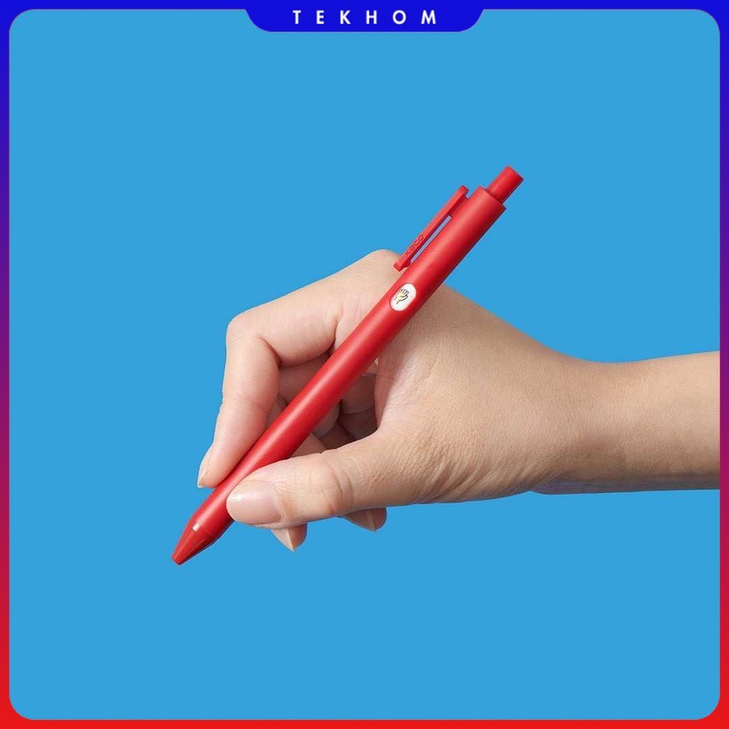 

Kaco Pena Pulpen Gel 0.5mm Dual Ballpoint Quick Dry Black Ink 1 PCS - K3