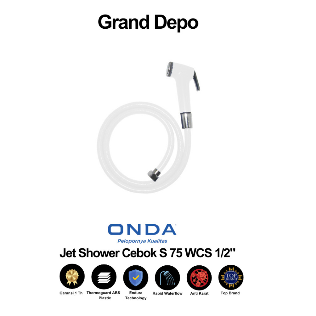 Onda Jet Shower S 75 WCS / Jet Shower Onda / Shower Cebok Onda