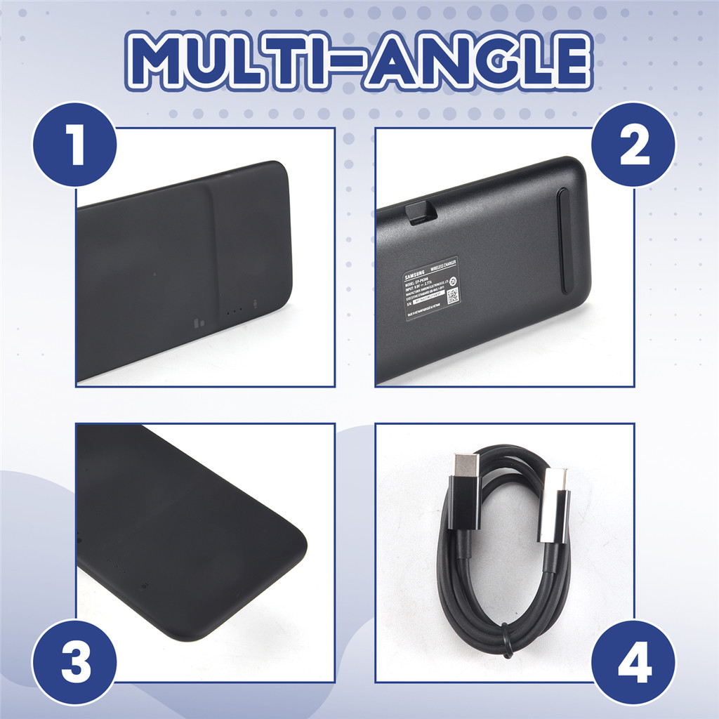 Wireless Charger 3 in 1 Wireless Charger Trio for Samsung Galaxy S21 Fast Wireless Charger for iPhon