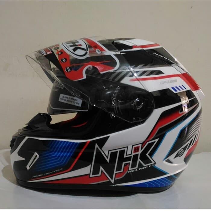 HELM NHK GP 1000 PLASMA WHITE /RED