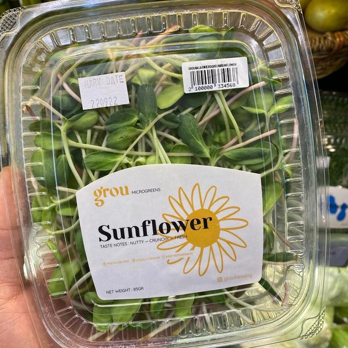 

Grou salad microgreens sunflower 100 grm