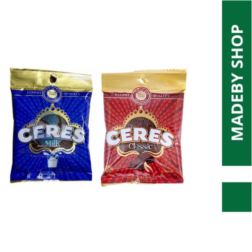 

MESES CERES 90GR PCS TOPPING ROTI KUE ALL VARIANT, MESIS CLASSIC COKLAT, MILK