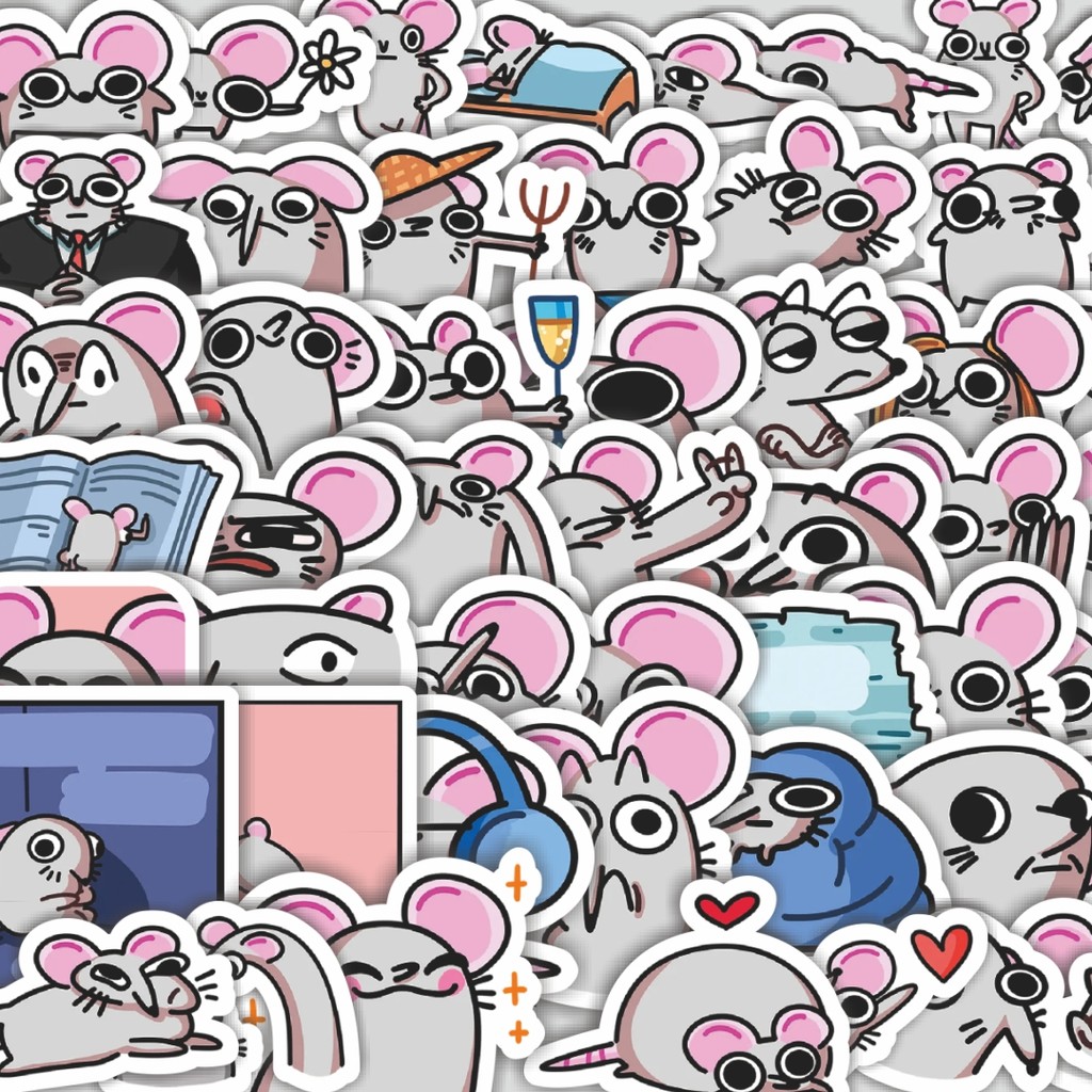 

Stiker Cutting Pack Stiker Kartun Cuty Chrissy Isi 100Pcs Series Aesthetic Lucu Keren Untuk Koper Bahan Vynil