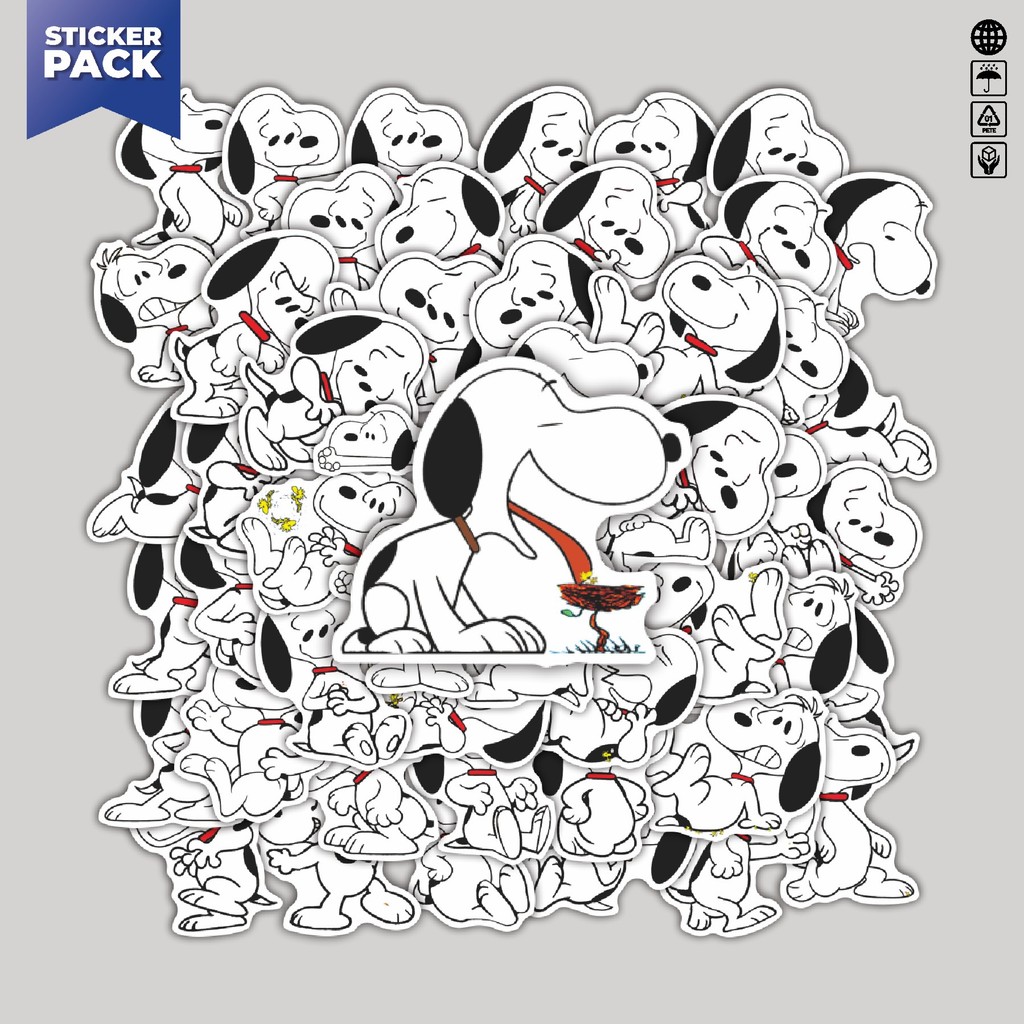 

[100PCS]Stiker Pack Stiker Kartun Soopy V54 Aesthetic Vinyl Anti Air Dekorasi Sticker Laptop Buku Journal Koper Helm Casing HP Gitar Helm Skateboard