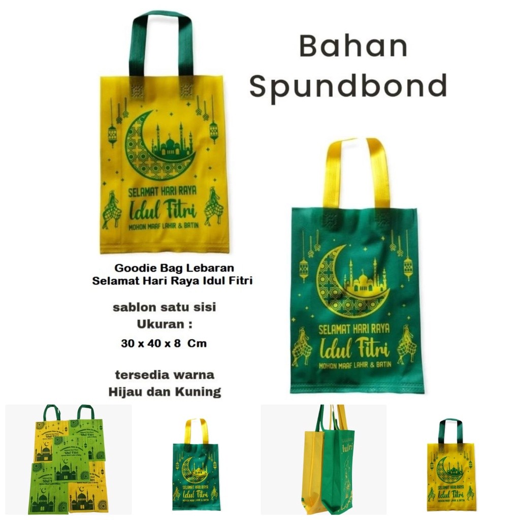 Tas Hampers Goodie Bag Lebaran Idul Fitri Toples Kue Kering 30 x 40 Cm