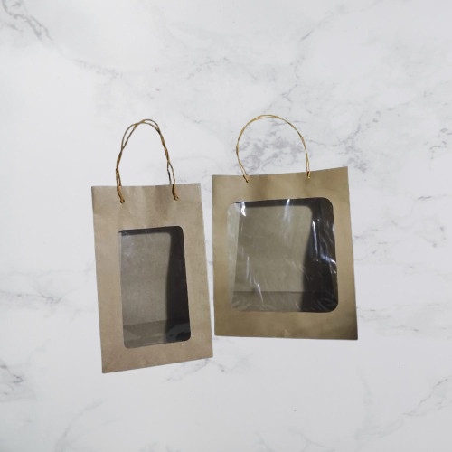 

Paper Bag Kado All Size S / M / Papper Bag Kraft Packing Baju, Souvenir Paperbag Polos Warna Coklat