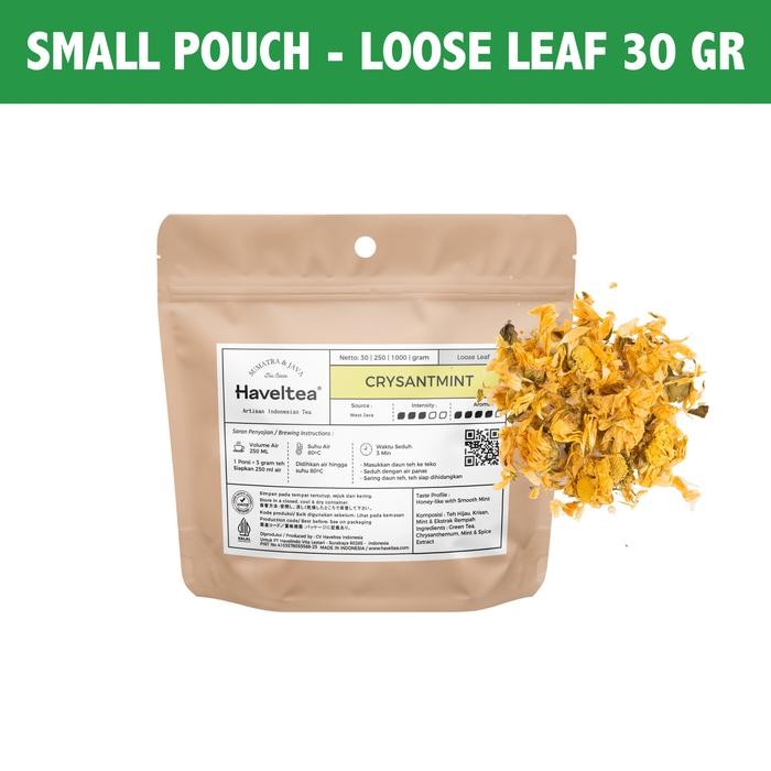 

PROMO! CRYSANTMINT | Small Pouch | Haveltea | Chrysanthemum & Mint | Loose Leaf - Small Pouch LL