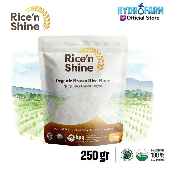

PROMO! Rice'N Shine - Organic Brown Rice Flour / Tepung Beras Coklat Organik