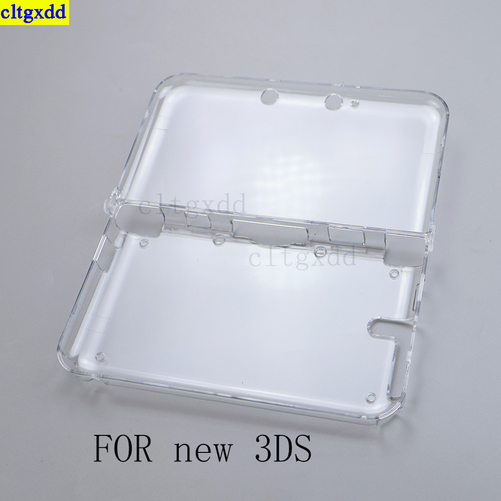Cltgxdd 1piece FOR 3DS 3DS XL LL/NEW 3DS/NEW 3DS XL LL Console Transparent Plastic Crystal Shell Har