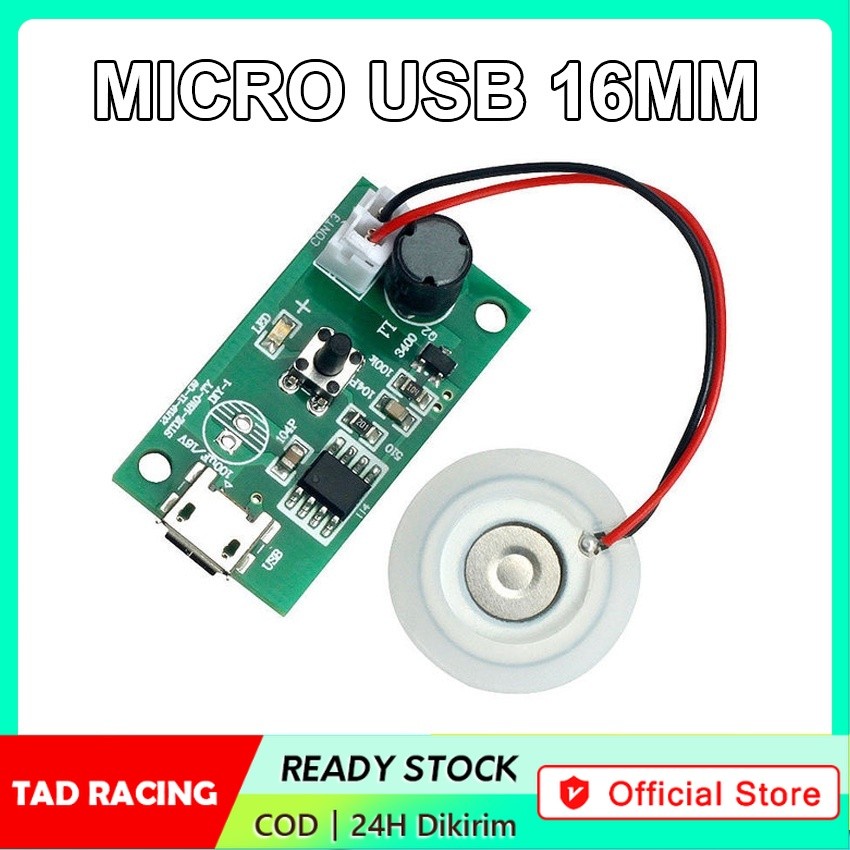 Mist Maker 16mm 20mm Ultrasonic Atomizing Transducer Ceramic Humidifier Filter Pelembab Udara / Modu