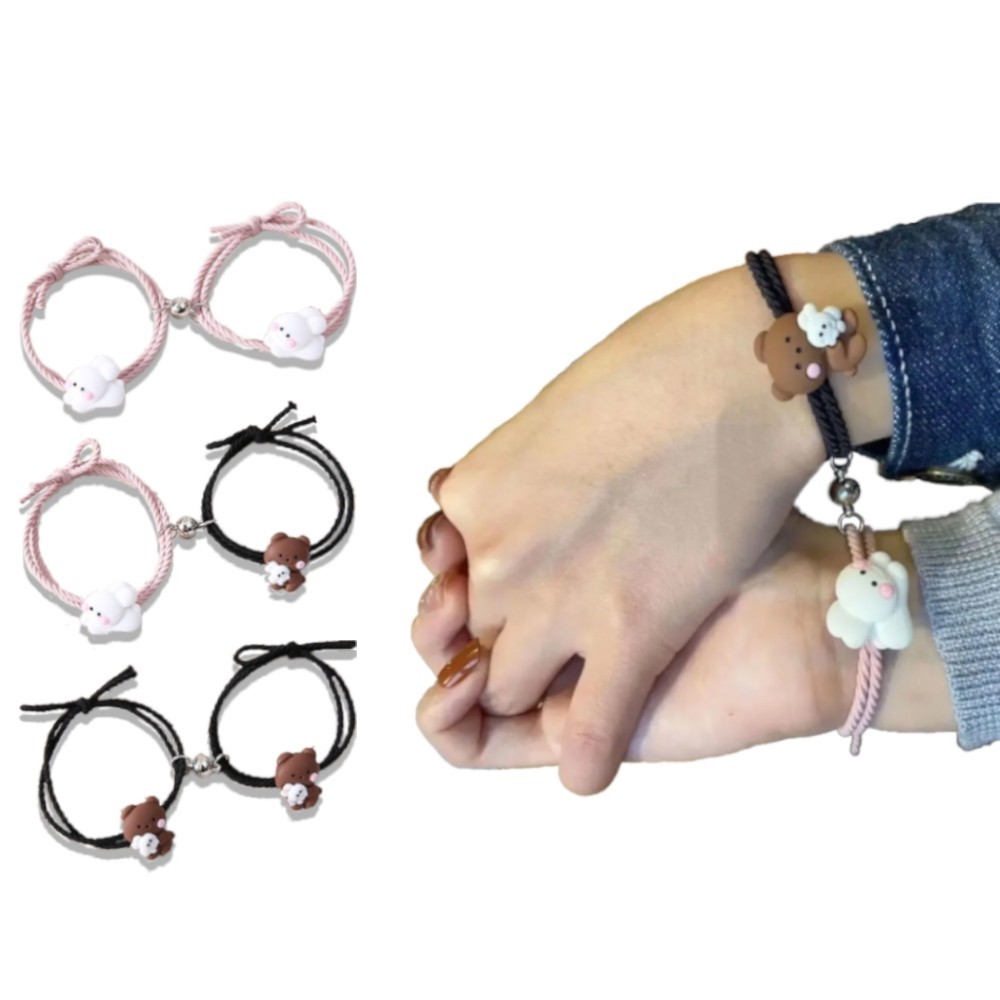 Play - GELANG COUPLE MAGNET H581 GELANG PASANGAN / PERSAHABATAN KARAKTER KELINCI KEKINIAN FASHION KO