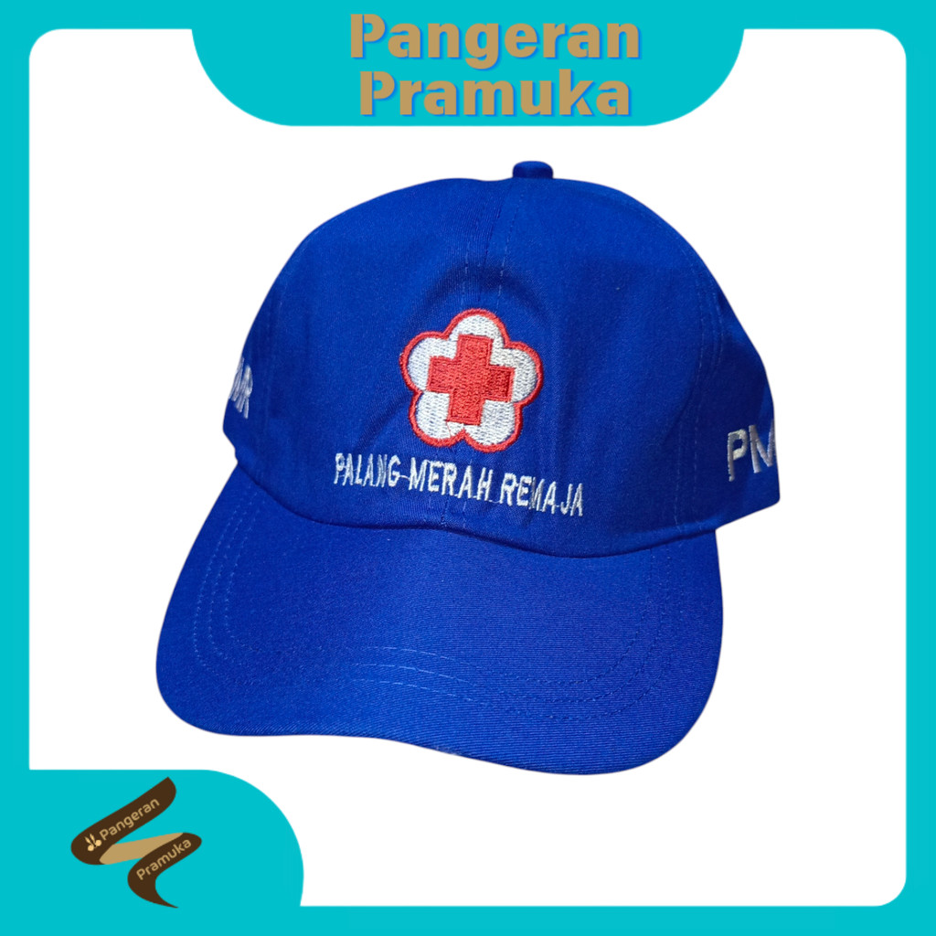 Topi PMR Madya Biru Rell Bahan Twill Premium