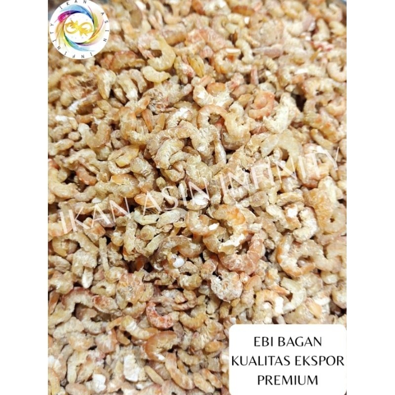 

Ebi Bagan Kualitas Ekspor Premium Super Kering Size Kasar (500 Gram)Murah