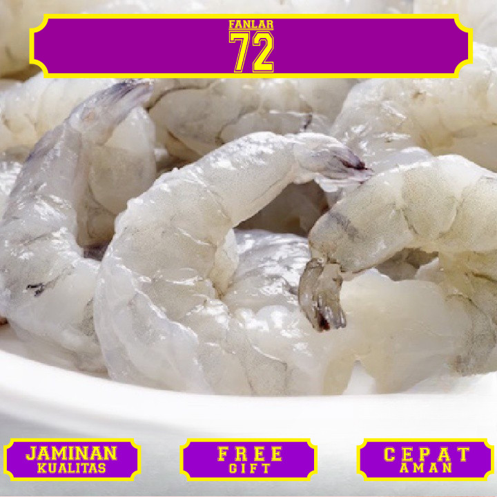 

Udang Vanamei Kupas Size M (51/60) IQF @500gr