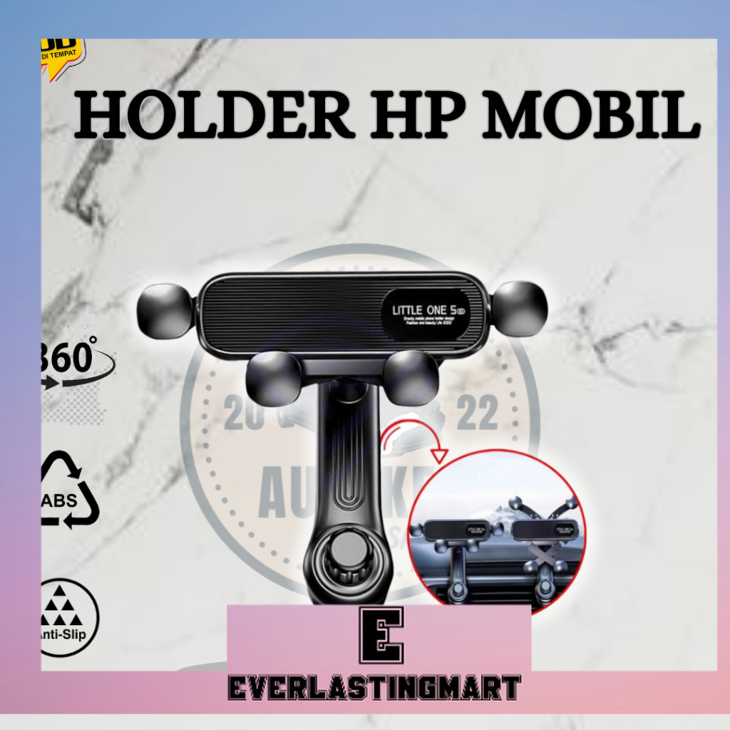 Car Phone Holder Pasang AC Mobil Stand Holder HP Ventilasi AC Mobil / Holder HP Ventilasi AC Mobil