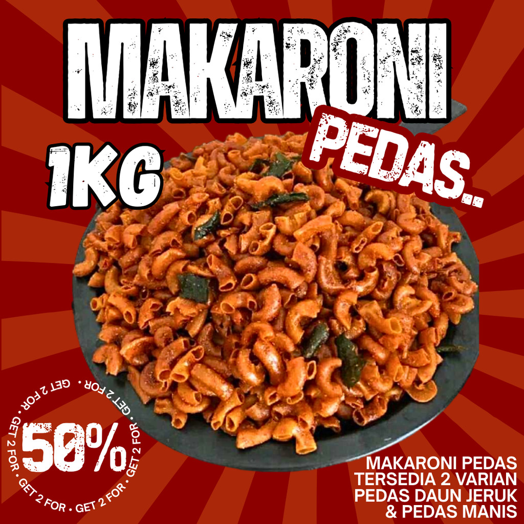 

1kg Makaroni pipa varian rasa