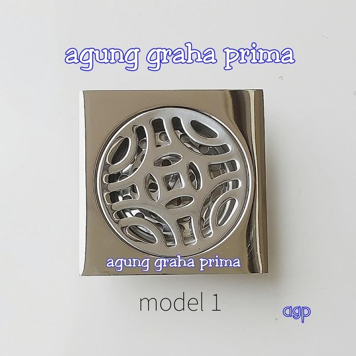 saringan air , afur , penutup lubang kamar mandi stainless - model 1