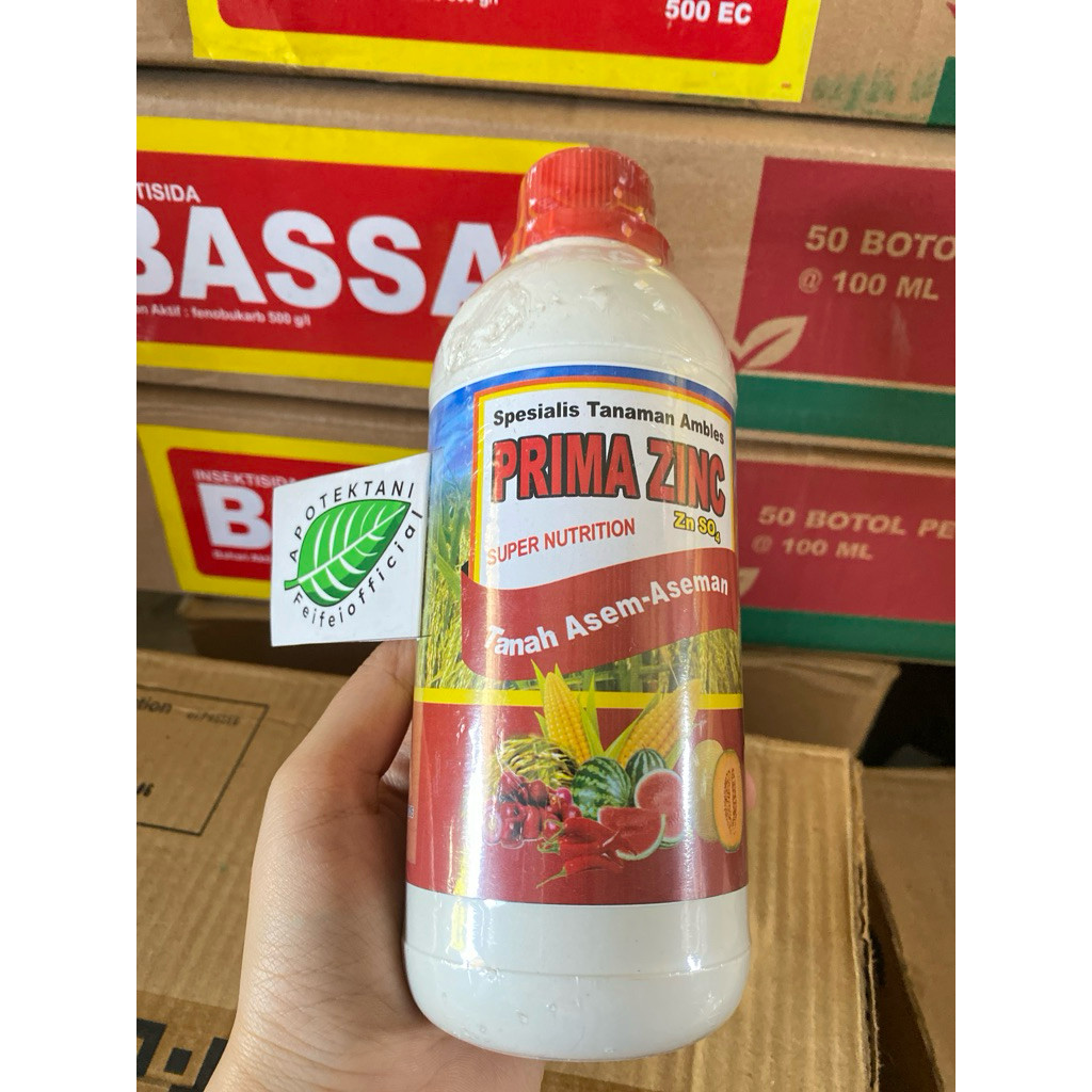 PUPUK ZNSO4 500 ML ZINK plus hormon pemulih sakit, obat asem aseman/pirit