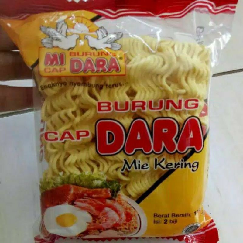 mie burung dara kuning 136gr - KDY