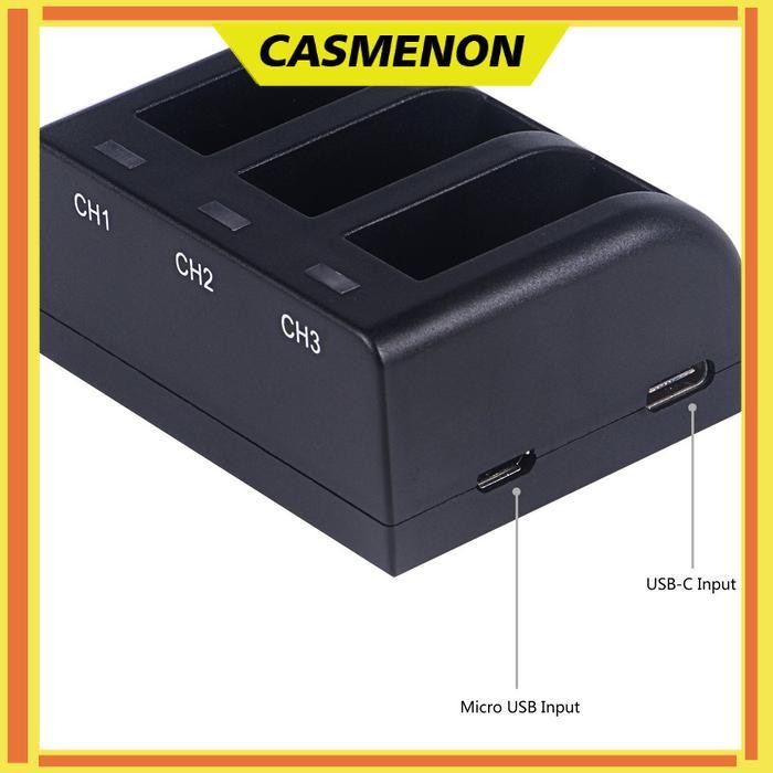 SMATREE Charger Battery for GoPro HERO 8 HERO 7 HERO 6 HERO 5 HERO 2018 HERO8 HERO7 HERO6 HERO5 HERO