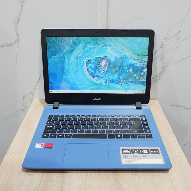 Laptop Acer A314 AMD A9 9420e Ram 16Gb 512Gb Normal Siap Pakai - Leptop Laptop Murah - Laptop Malang