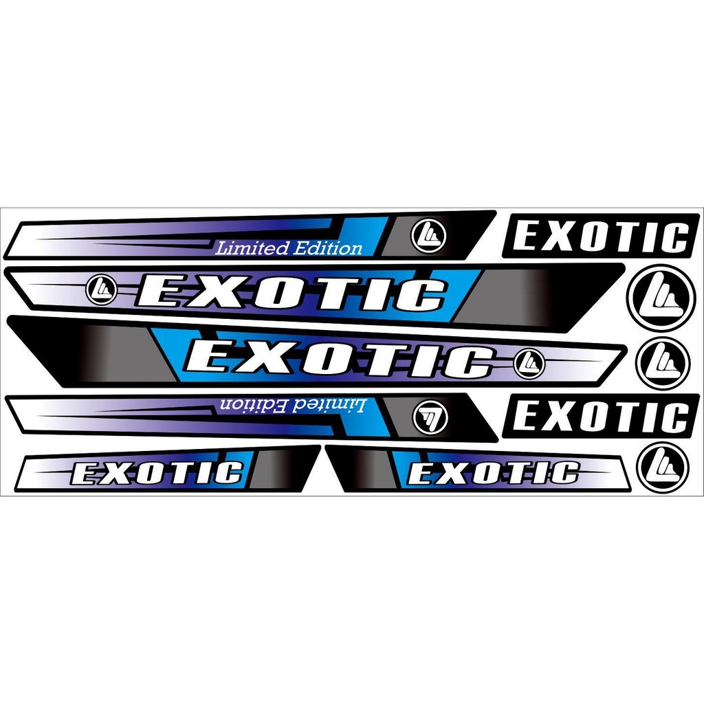 VARIASI STRIPING SEPEDA STRIPING EXOTIC STICKER BIKE SEPEDA