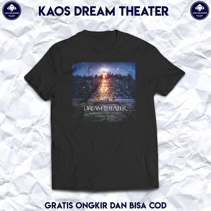 (COD) Kaos Dream Theater. T Shirt Musik Band Metal Dream Theater Original. - S