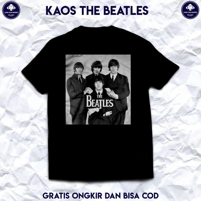 (COD) Kaos The Beatles Original. Baju Musik Band The Beatles Original;. - S