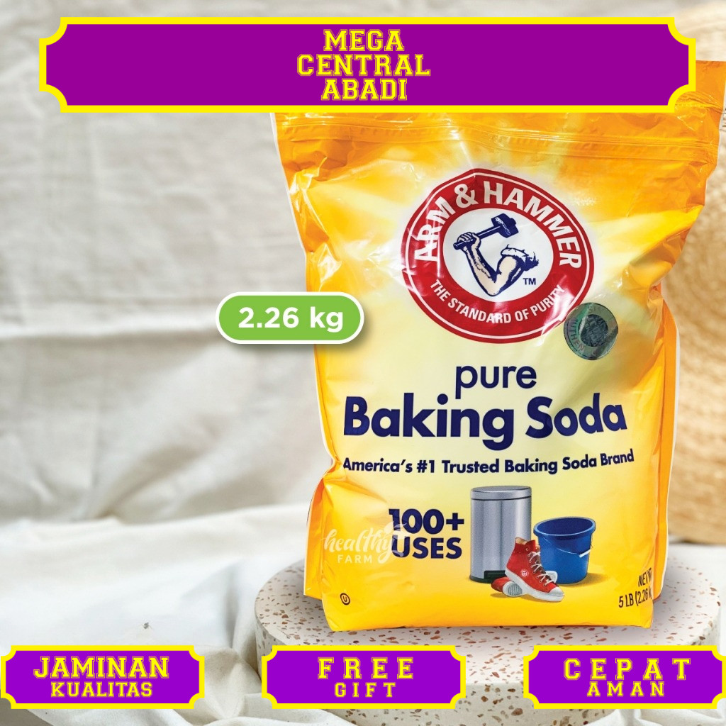 

Baking Soda / Soda Kue Arm and Hammer USA 2.26 kg