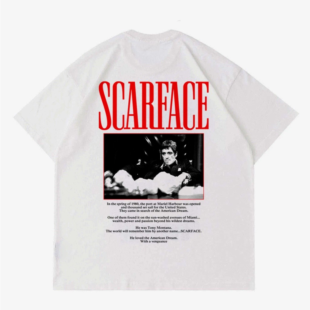 KAOS VINTAGE FILM SCARFACE 1983 | T-SHIRT MOVIE SCARFACE