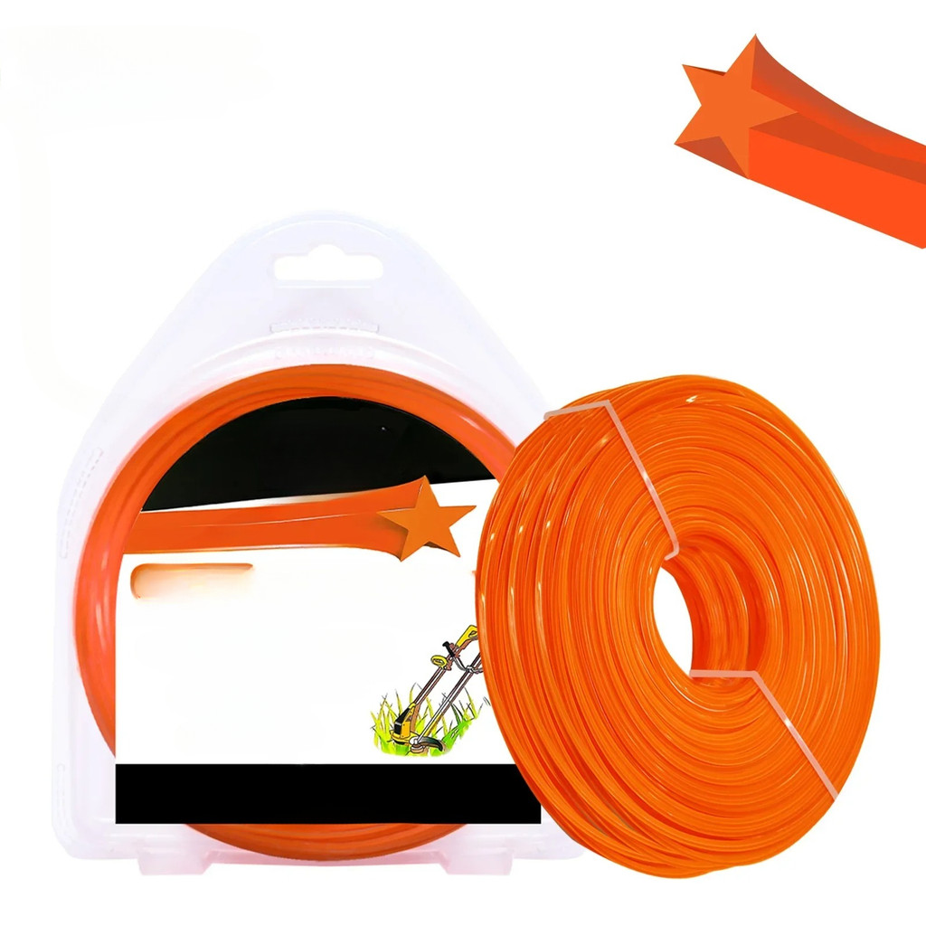 1LB 2.7mm/3.3mm/4.0mm Nylon Grass Trimmer Line Brush Cutter Head Strimmer Rope Mowing Wire Lawn Mowe