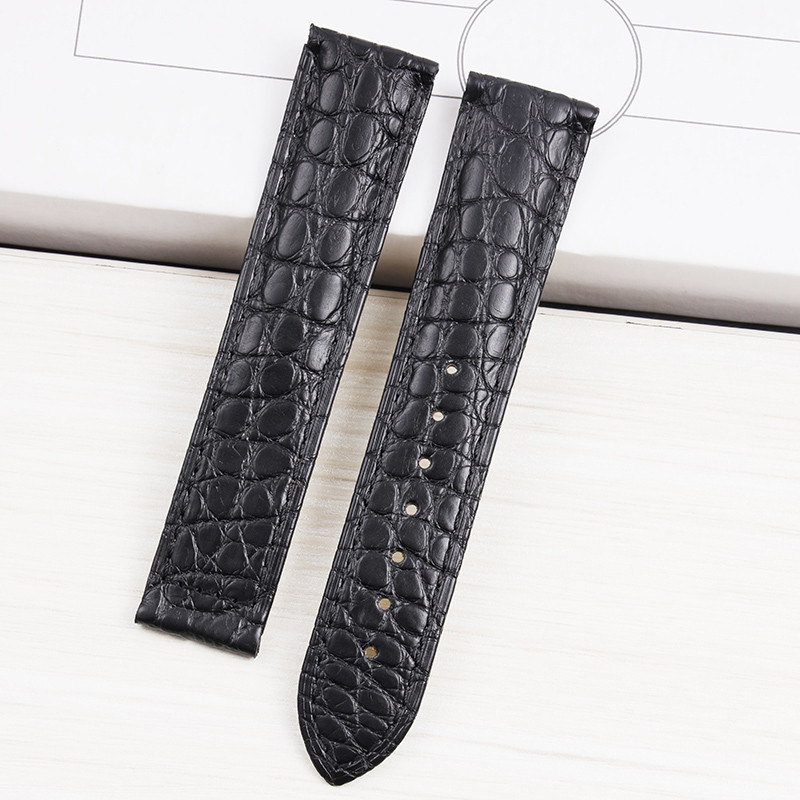18/19/20/21/22mm High Quality Crocole Skin Strap For Omega Seamaster 300 Speedmaster De Ville Watchb