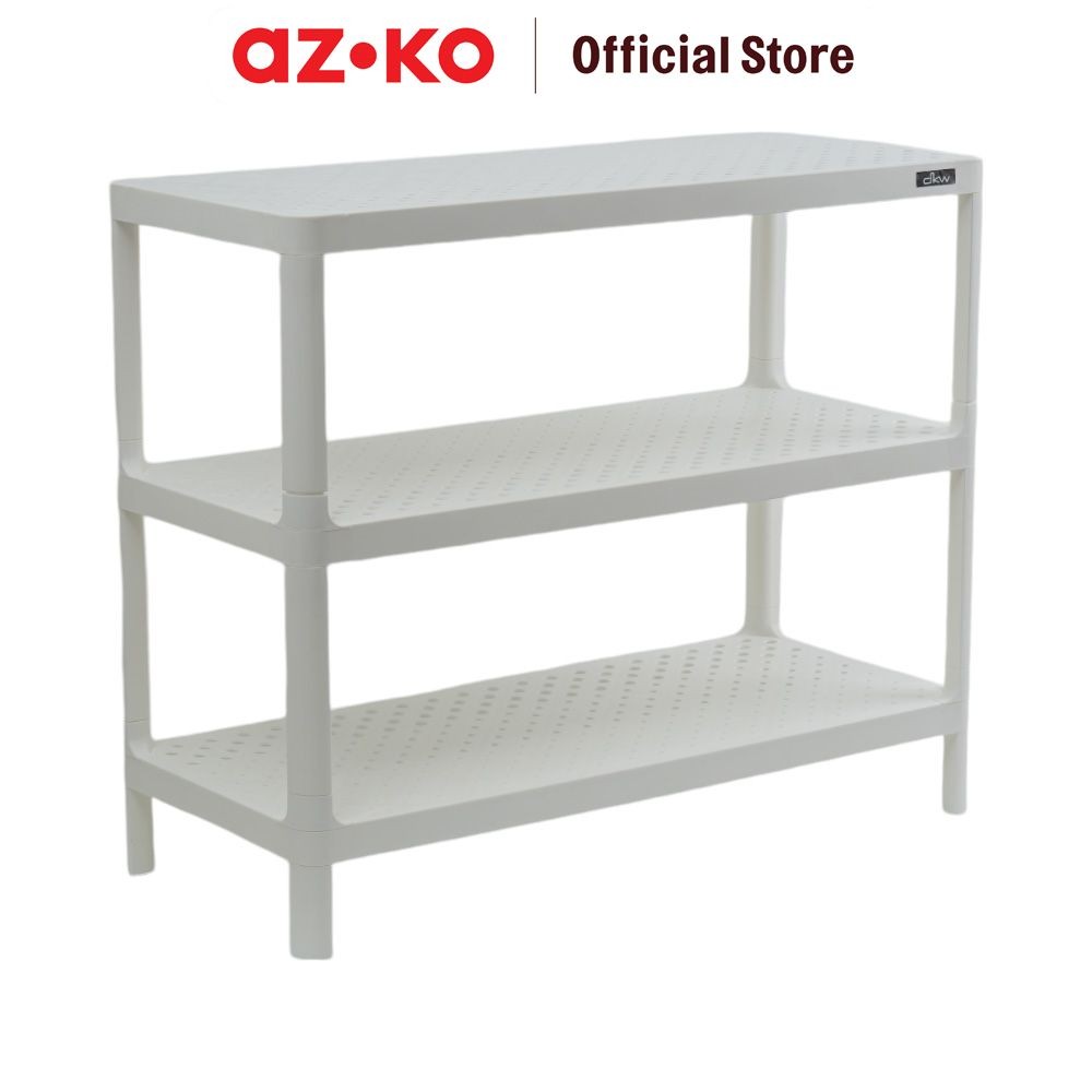 AZKO Dkw Rak Sepatu 3 Tingkat Rak Sepatu 3 Tingkat Shoe Rack Rak Sepatu Bertingkat Rak Alas Kaki Rak