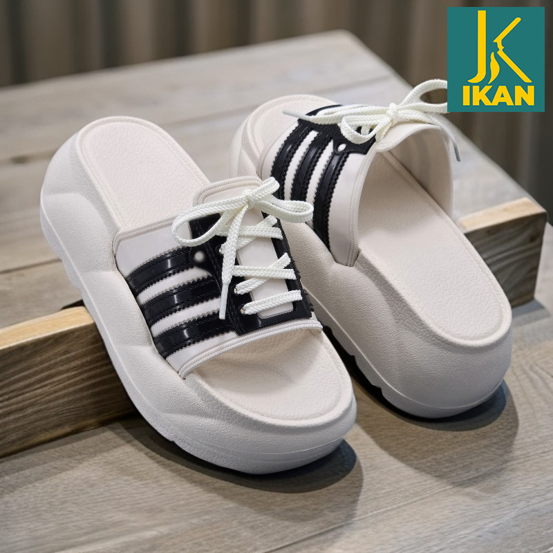 IKAN Sendal wanita model hak tinggi baru sendal dess dengan tali