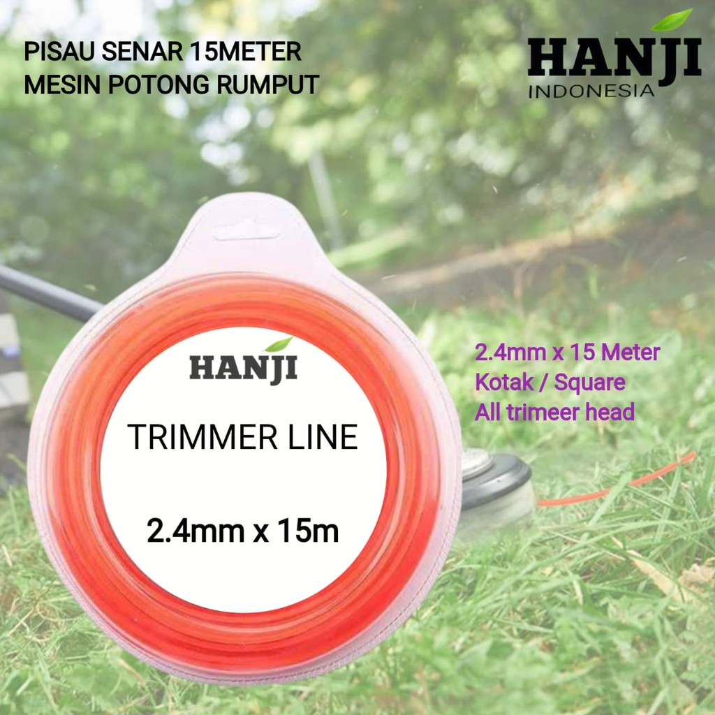Pisau Senar Potong Rumput Senar Potong Rumput Tali Senar Potong Rumput 15 METER