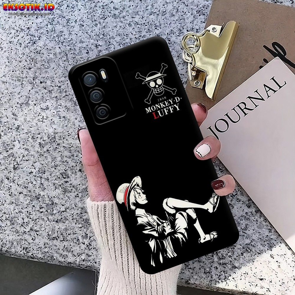 Case OPPO A16 -  Casing OPPO A16 - Case LUFFY - Skin Handphone - Silikon OPPO A16 - Cassing Hp - Har