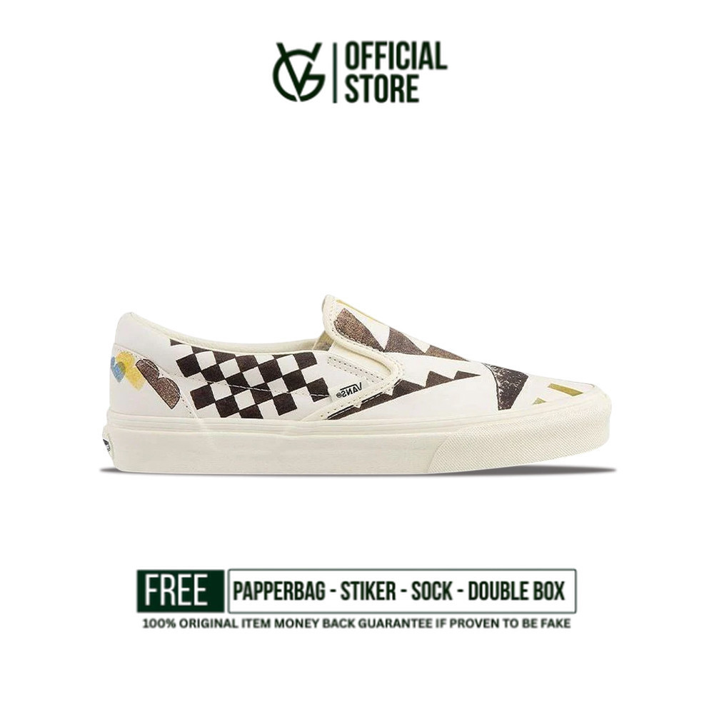 Sepatu Vans  Slip On X MoMA “Vasily Kandinsky” Exclusive Release (Special Box) 100% Original BNIB Sn