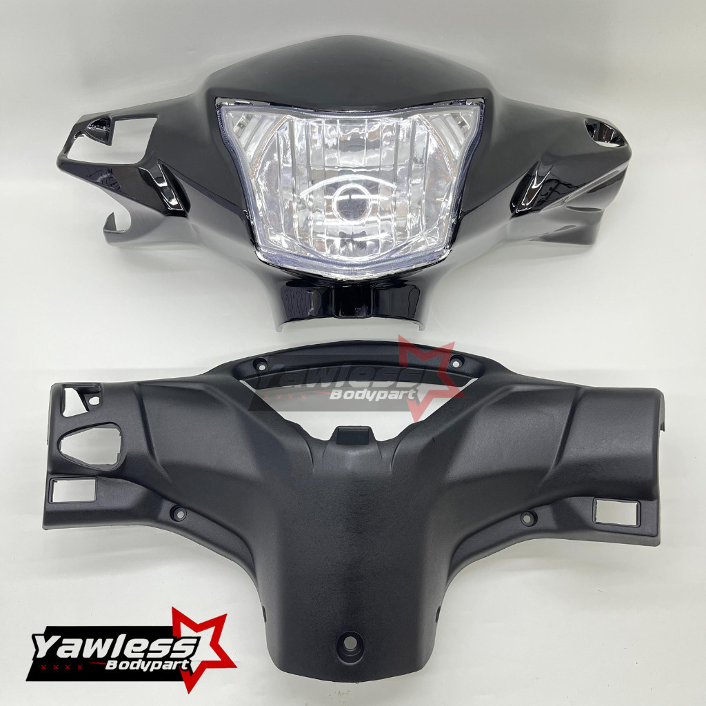 PROMO Totok kepala Revo Fit Fi revo injeksi Hitam komplit / batok honda Revo Fi murah