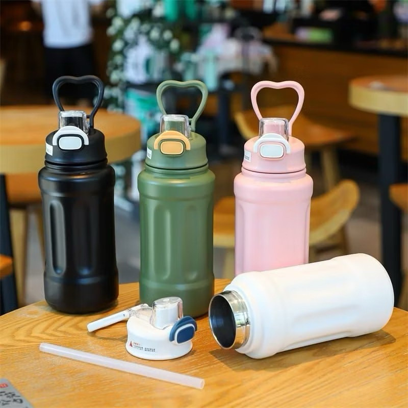 Tumbler Stainless Steel 800ml Tumbler Kopi 800 ml Stainless Steel Portabel Botol Minum Aesthetic Ter