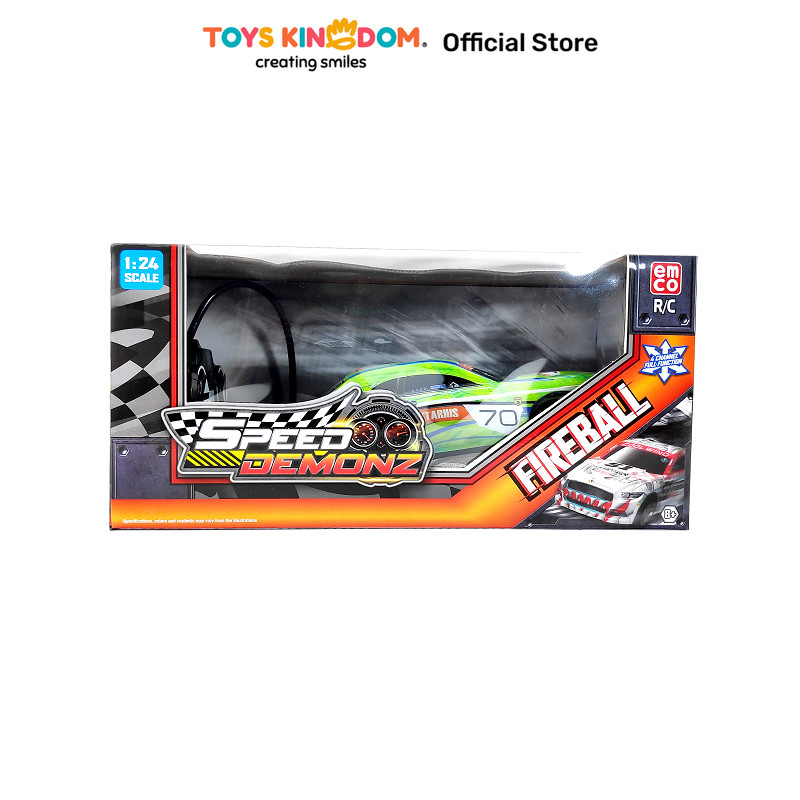 Toys Kingdom Emco Speed Demonz Fireball Remote Control Toys Kids Toy Mainan Anak Mobil Mobilan Kolek
