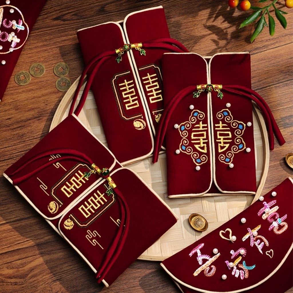 AMPAO KAIN BLUDRU, SANGJIT, TEAPAI, LAMARAN, DOMPET, TAS,ANGPAO 3229